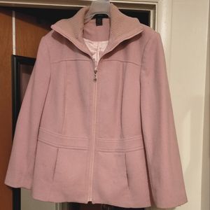 Pink Venezia Wool Coat Size 14/16